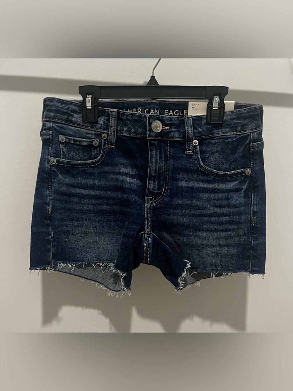 American Eagle Outfitters Indigo Washed Denim Cutoff Shorts